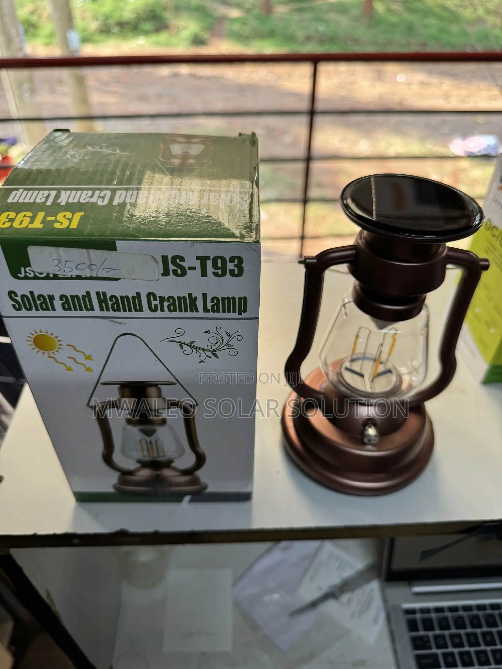 Solar and Hand Crank Lamp
