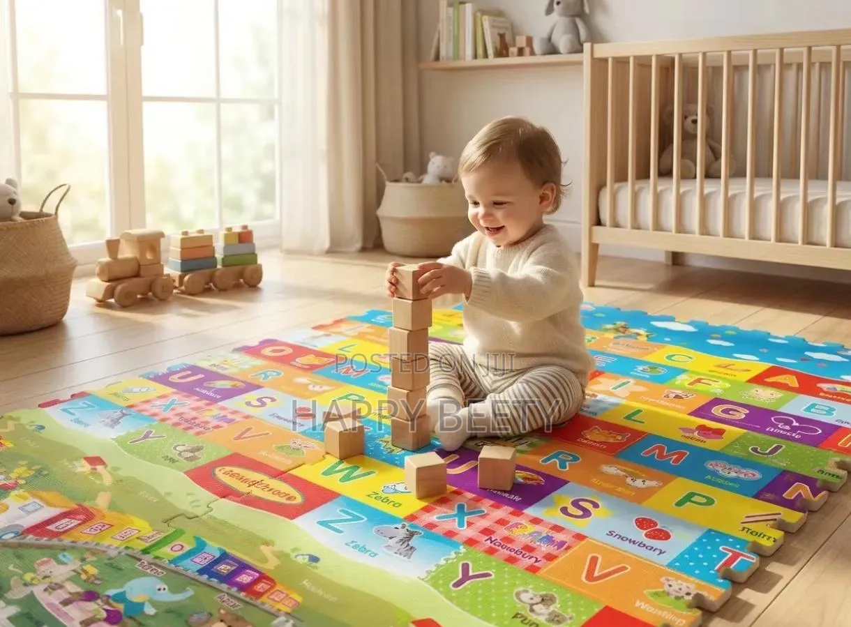 Alphabet and Puzzle Children Play Mats(6pcs Per Set Size 60*60cm Each)