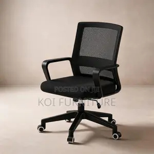 Office Chairs; Mesh Task Kaptains Chair With Lumbar Support