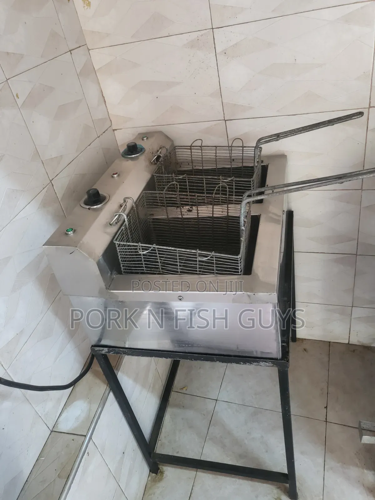 Double Tank Electric Deep Fryer