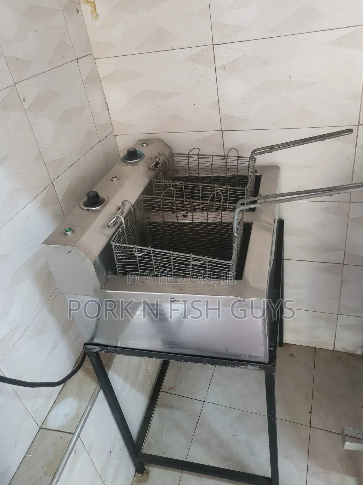 Double Tank Electric Deep Fryer
