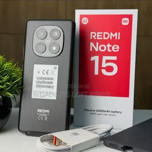 New Xiaomi Redmi Note 15 128 GB Black
