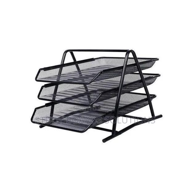 Desktop 3-Tier Paper Tray – Ideal for Office, School Home