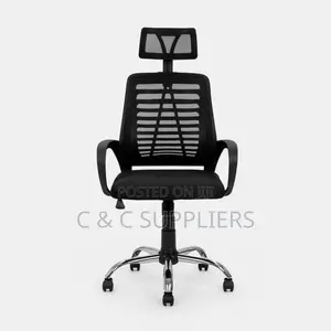 Swivel Office Chair With Headrest
