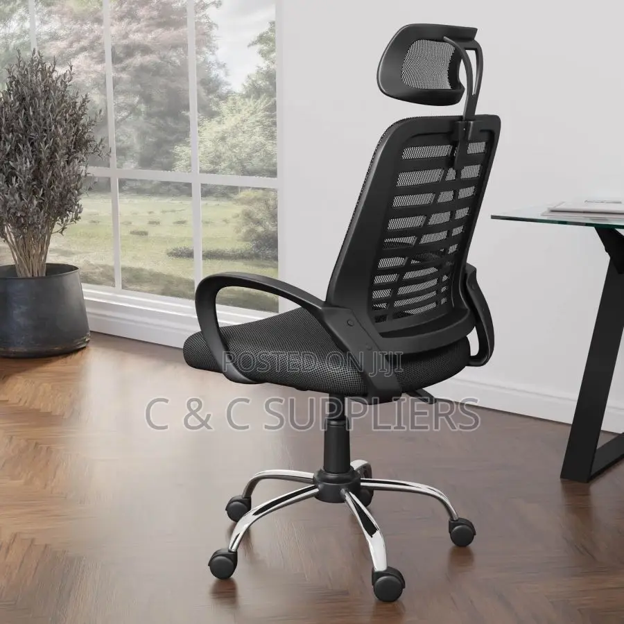 Swivel Office Chair With Headrest