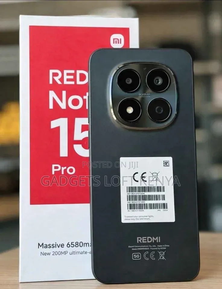 New Xiaomi Redmi Note 15 Pro 256 GB Black