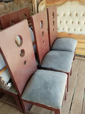 High-Back Wooden Chair