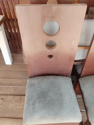 High-Back Wooden Chair