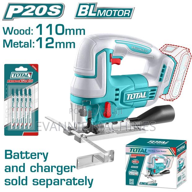 Total Tjsli1008 Cordless Jig Saw 20v