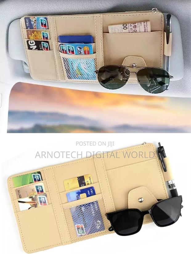 Car Sun Visor Documents Organizer Universal Multi-Pocket Holder - thumbnail 4