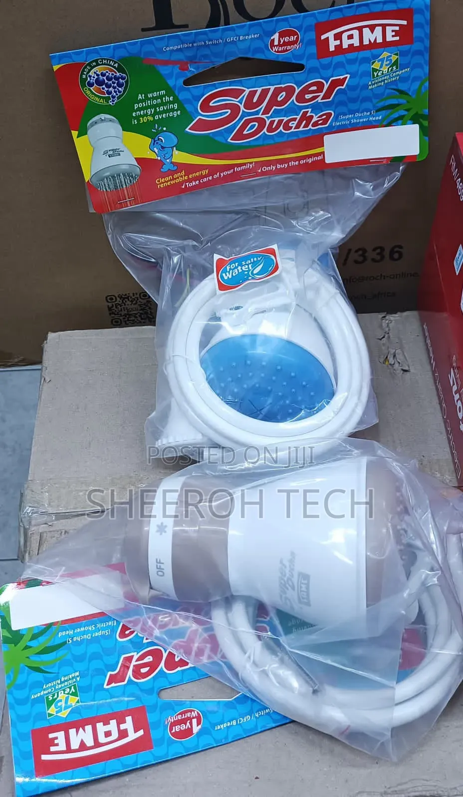Super Ducha Shower Head/Salty Water