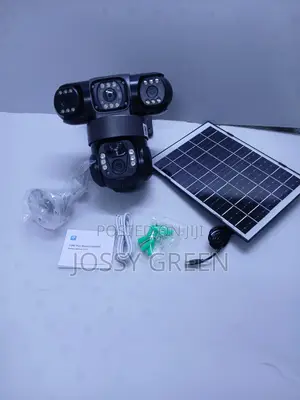 4g Sim, Wifi, Motion Detection V380 Tripple Lens Solar Powered Camera