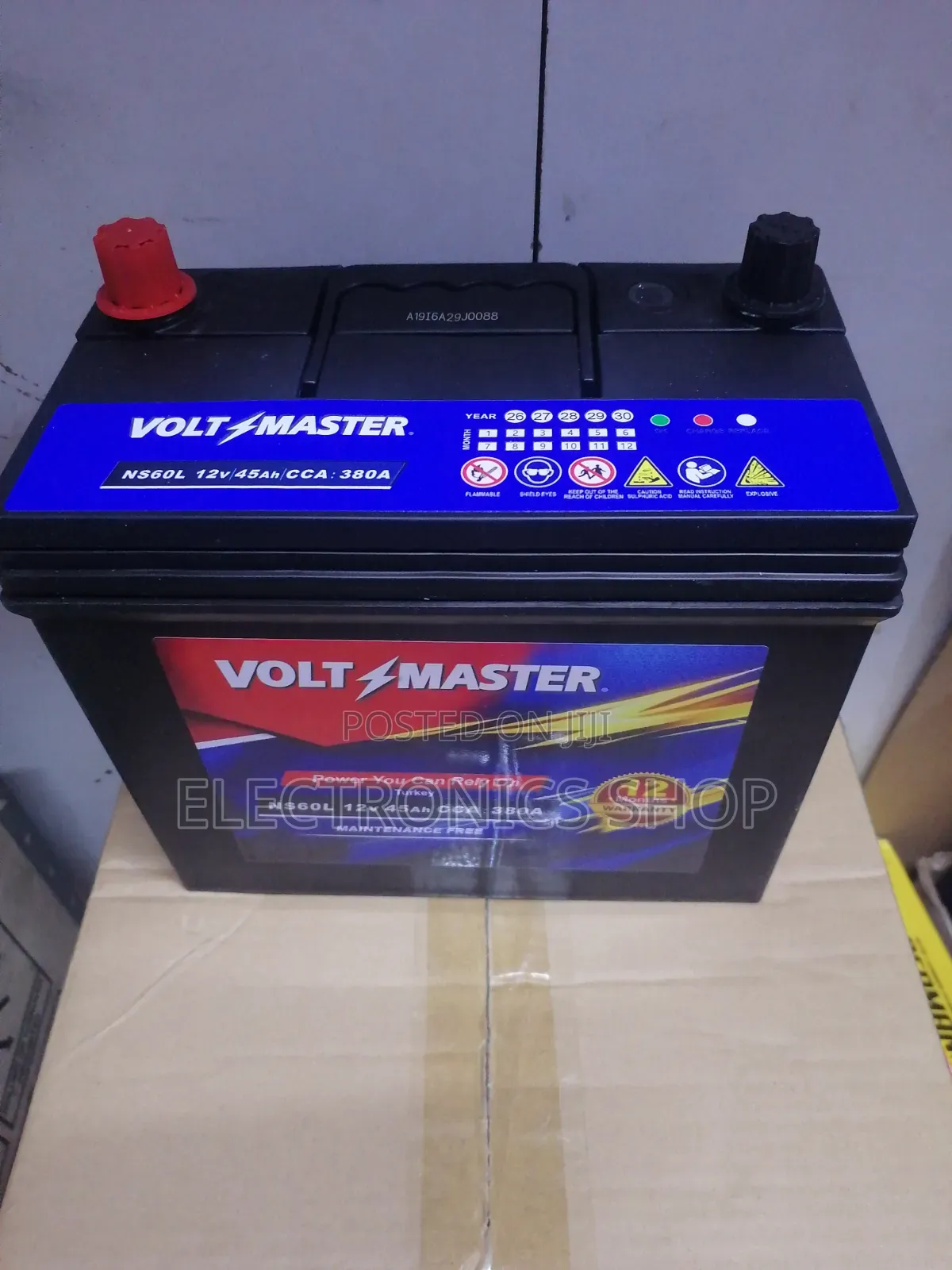 Volt Master Ns60.12v/45 Ah Maintenance Free Car Battery