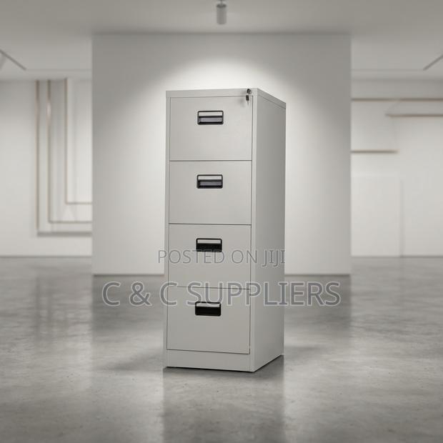4-Drawer Metallic Cabinet