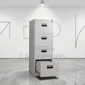 4-Drawer Metallic Cabinet