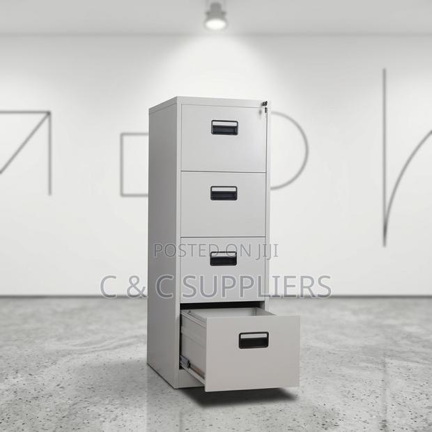 4-Drawer Metallic Cabinet - thumbnail 2