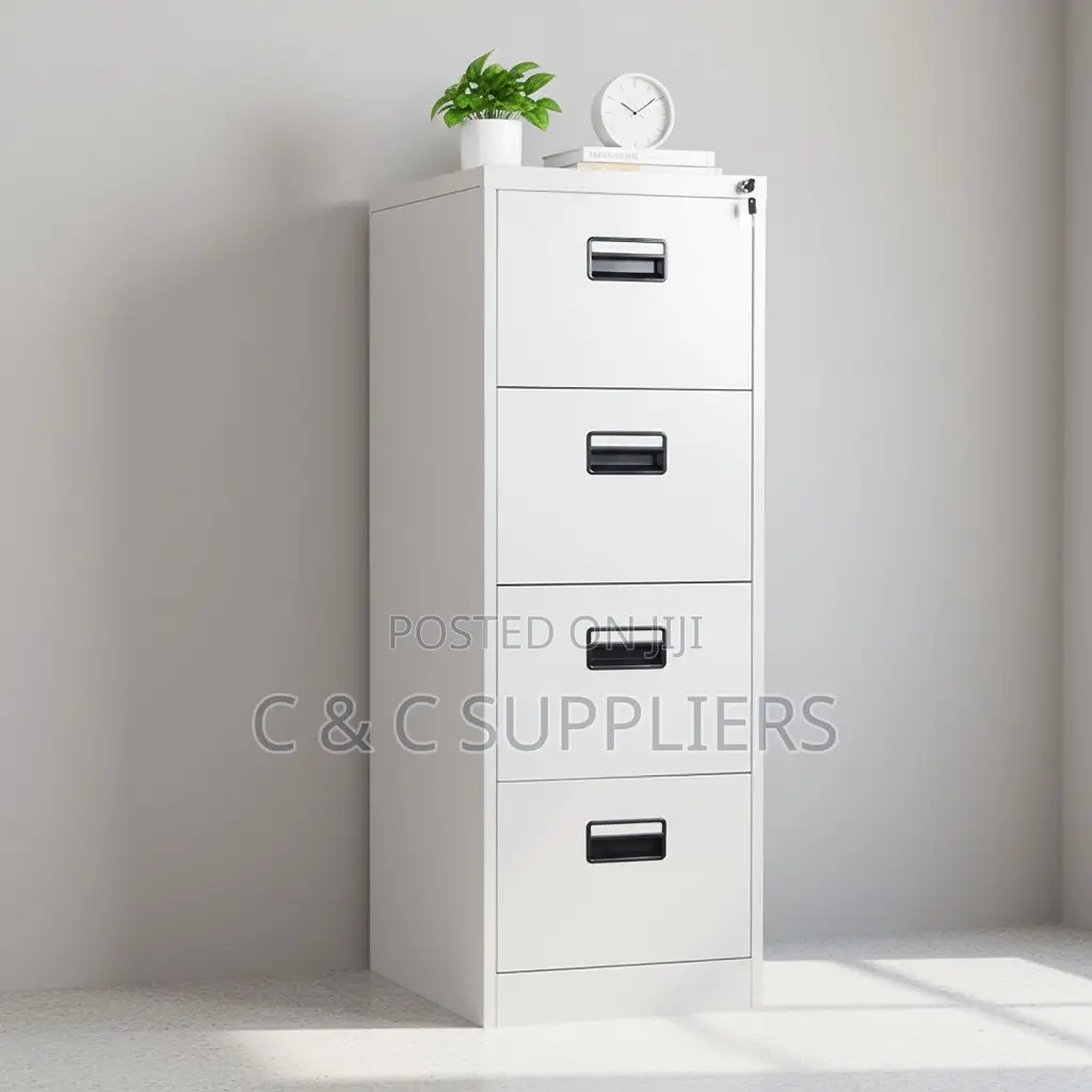 4-Drawer Metallic Cabinet