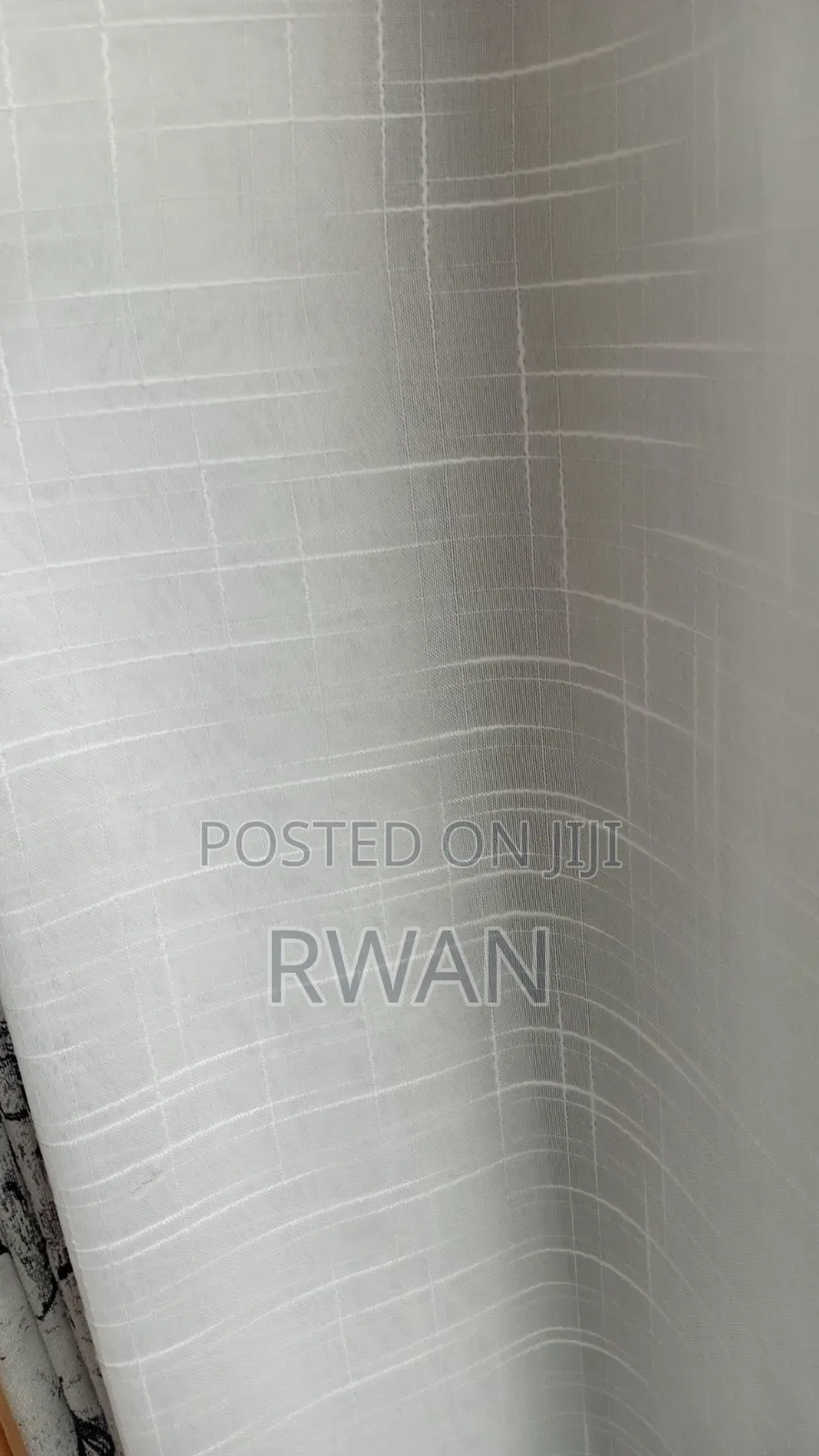 Heavy Plain White Sheers