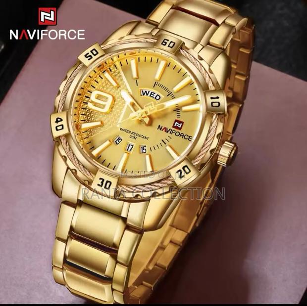Gold Naviforce Gents Watch - thumbnail 2