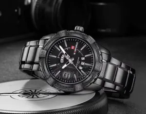 Black Naviforce Gents Wristwatch
