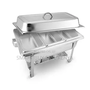 Heavy-Duty Build Stainless Steel Compartment Chafing Dish Food Warmer