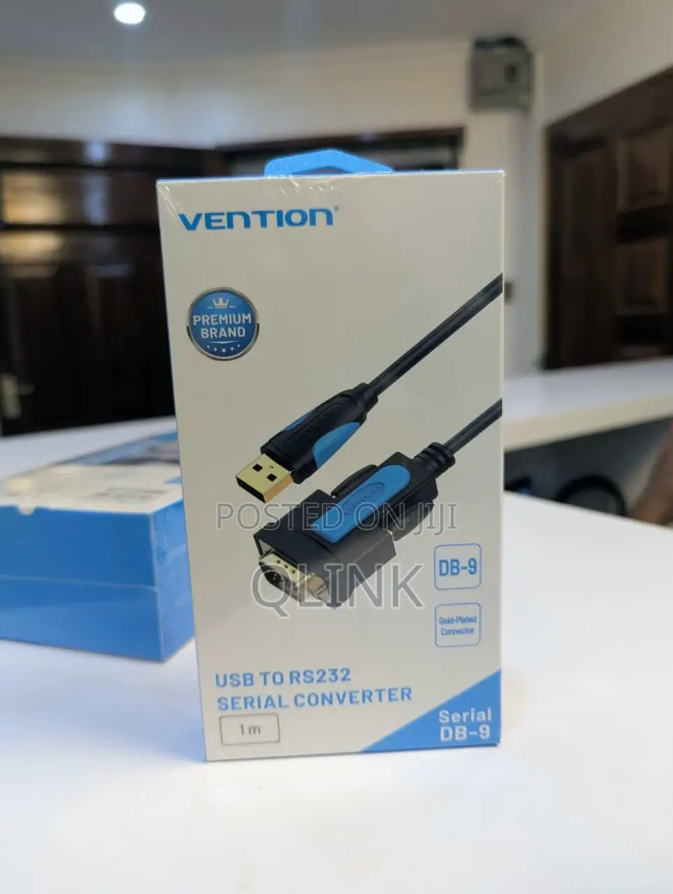 Vention Usb to Rs232 Serial Adapter Black 1m