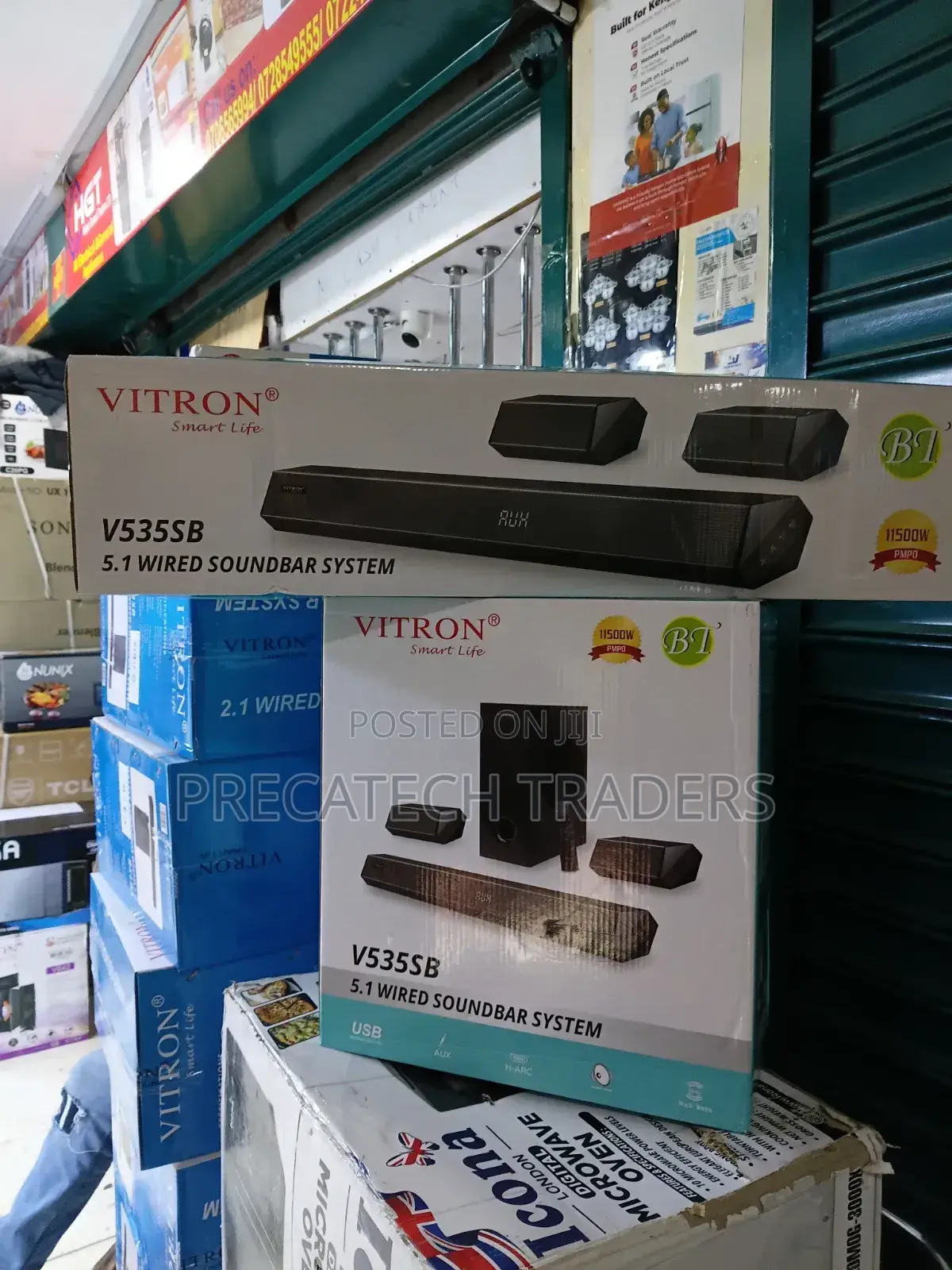 Vitron V535sb 5.1 Wired Soundbar System – 11500w Pmpo