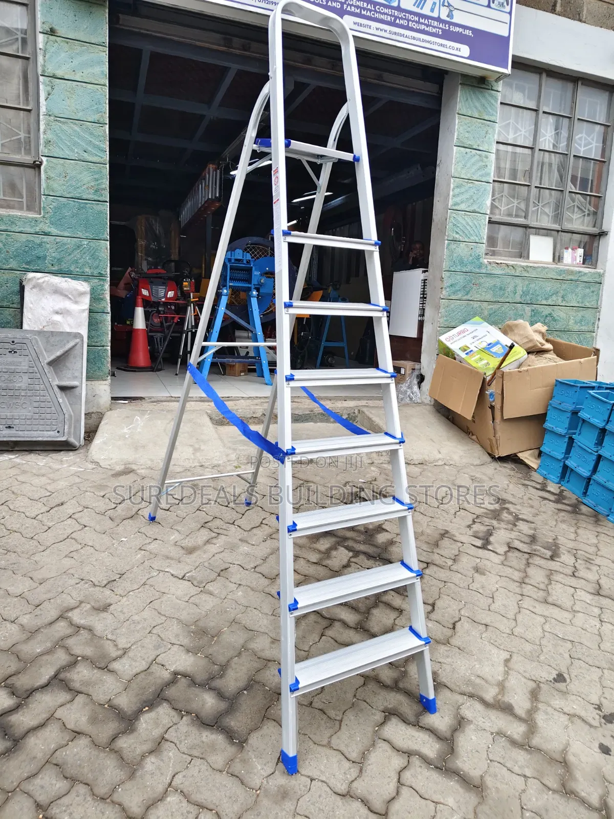 8-Step a-Type Aluminium Household Ladder