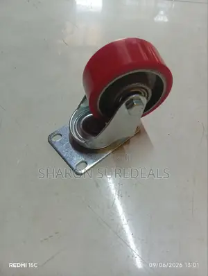 Heavy Duty Red Polyurethane Swivel Caster Wheel