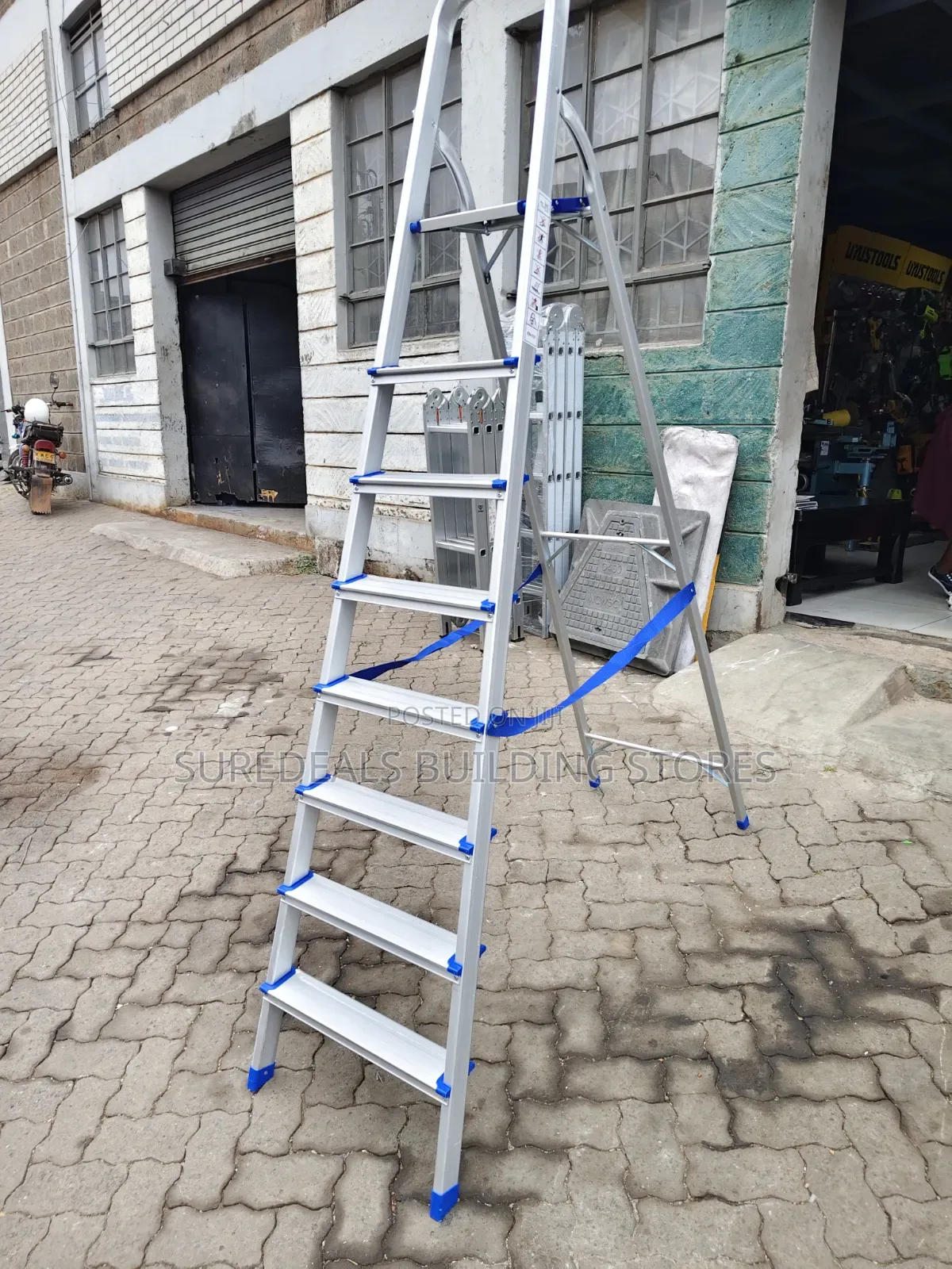 8-Step a-Type Aluminium Household Ladder