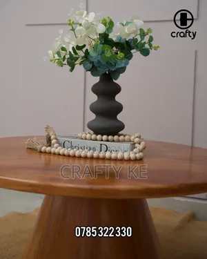 Imara Round Coffee Table - Mahogany