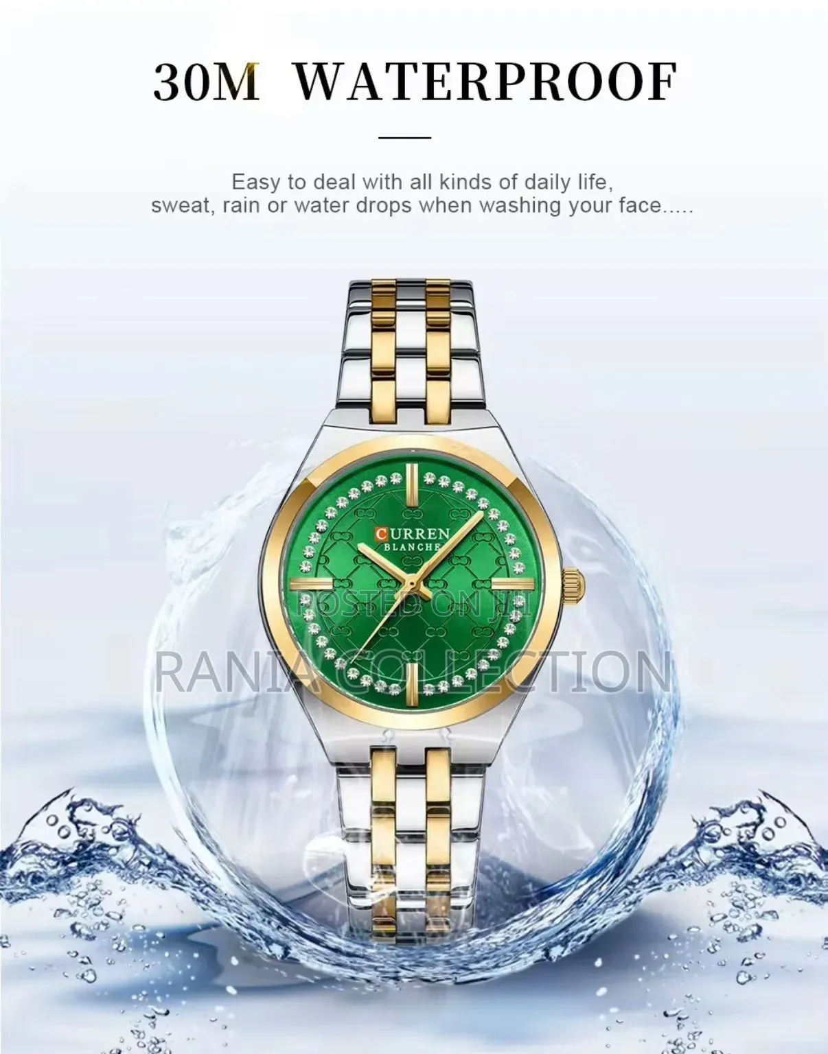 Green Curren Ladies Wristwatch