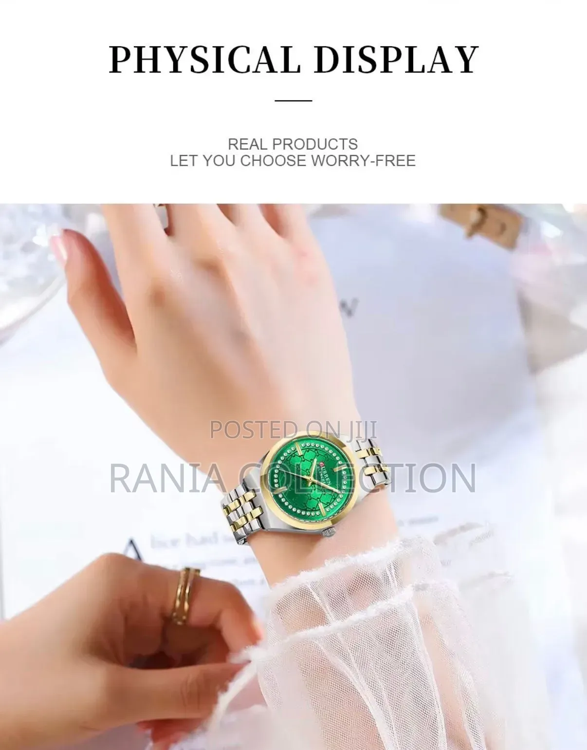 Green Curren Ladies Wristwatch