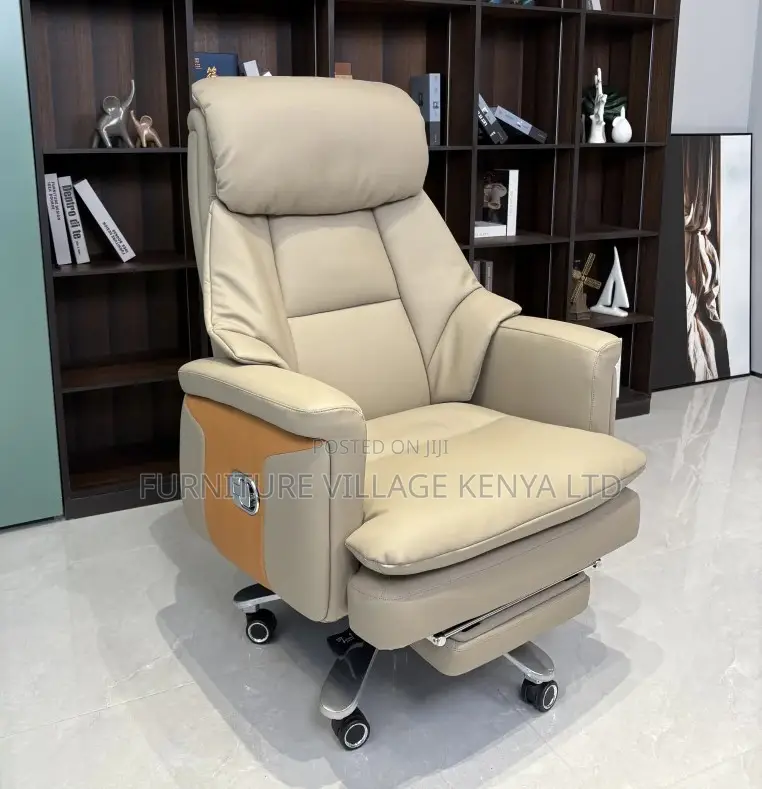 Highback Office Chair With Footrest