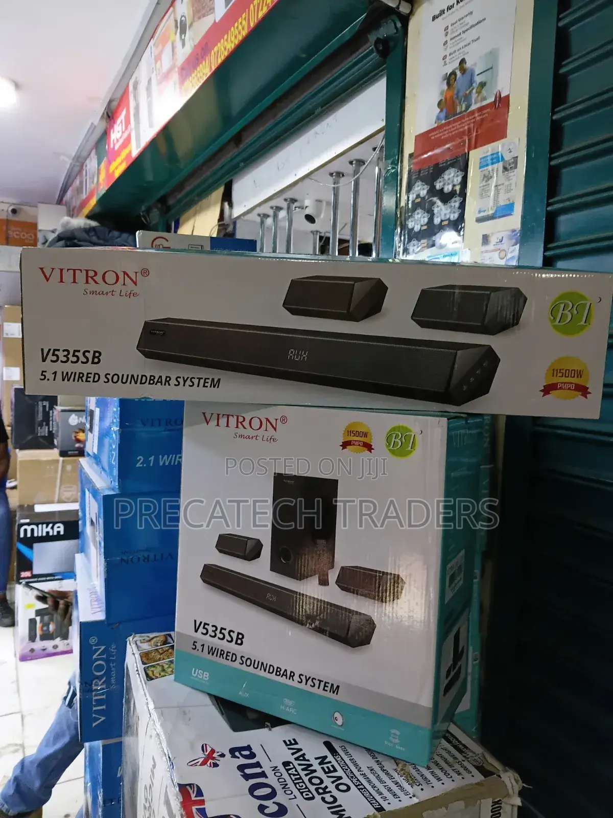 Vitron 5.1 Soundbar With Subwoofer Speakers