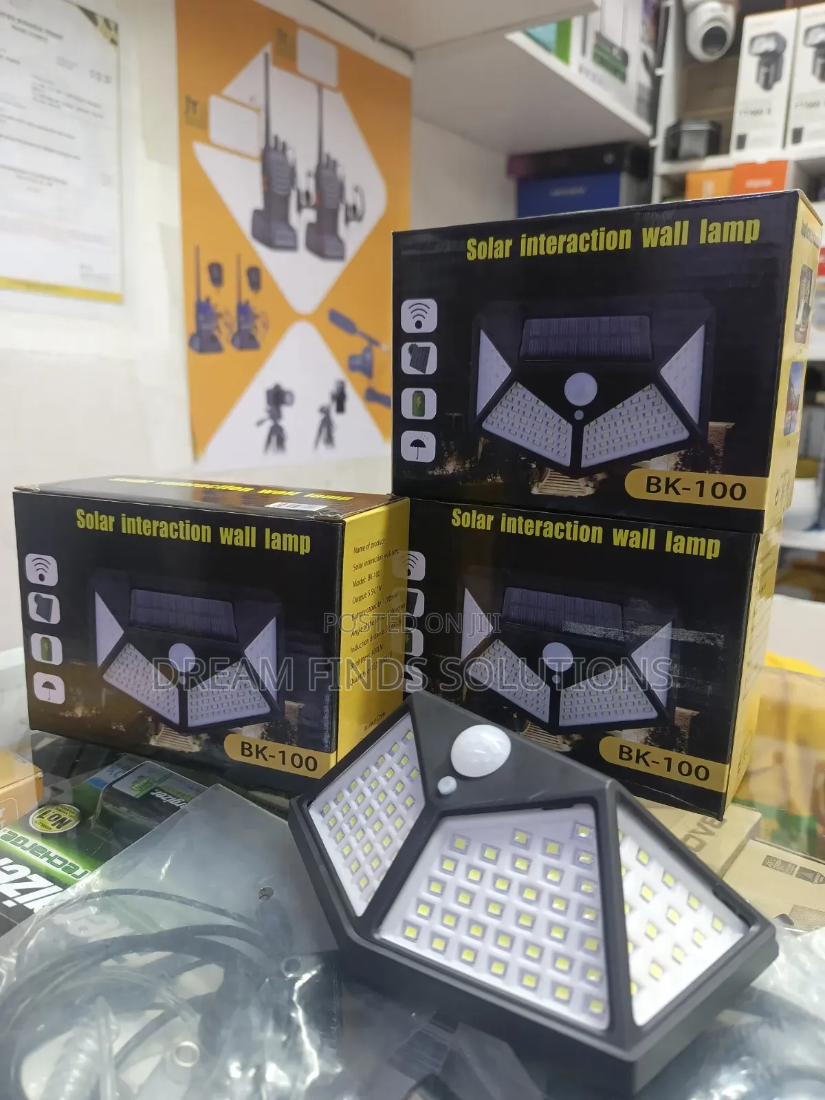 Brighten Your Space Effortlessly With Solar Interaction Wall Lamp