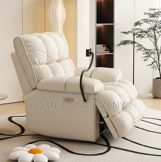 Home Sofa: Capsule Plush Rocking Electric Recliner - thumbnail 2