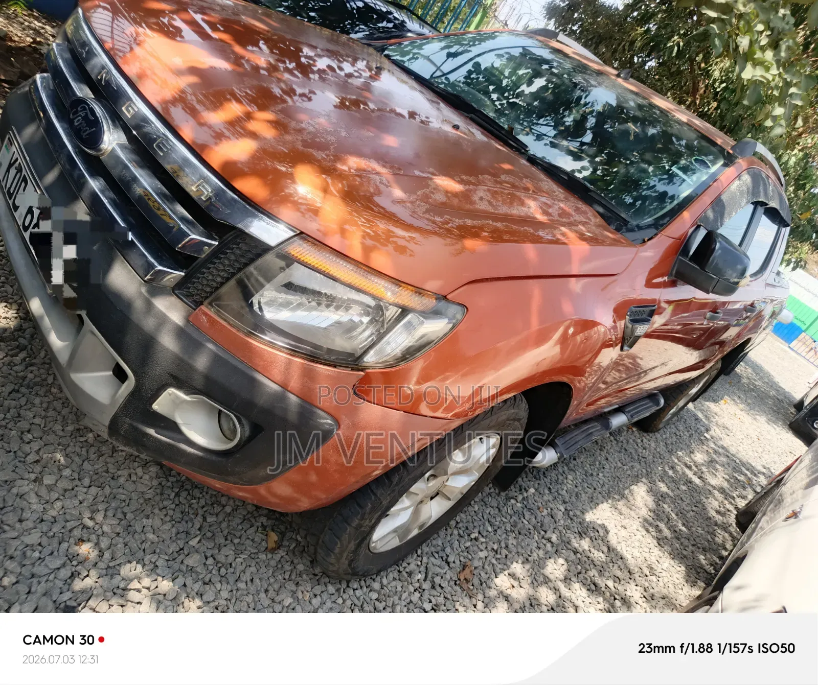 Ford Ranger Wildtrak 2014 Orange