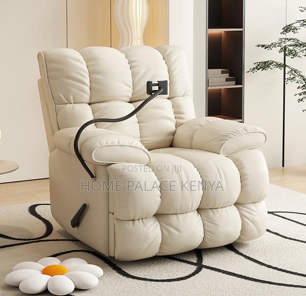 Home Sofa: Capsule Plush Rocking Electric Recliner - thumbnail 4