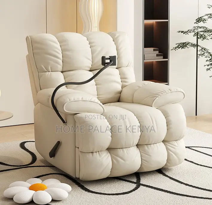 Home Sofa: Capsule Plush Rocking Electric Recliner