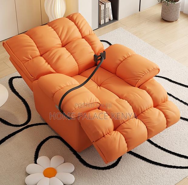 Home Sofa: Capsule Plush Rocking Electric Recliner - thumbnail 5