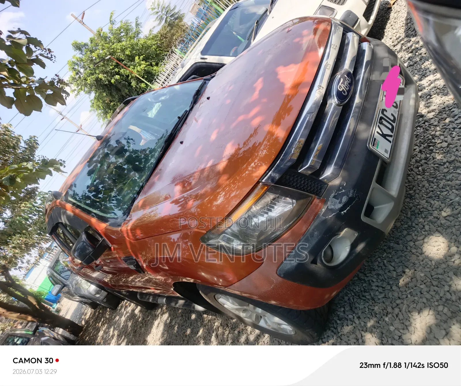 Ford Ranger Wildtrak 2014 Orange