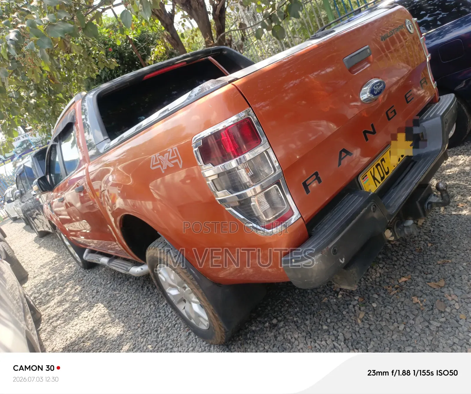 Ford Ranger Wildtrak 2014 Orange