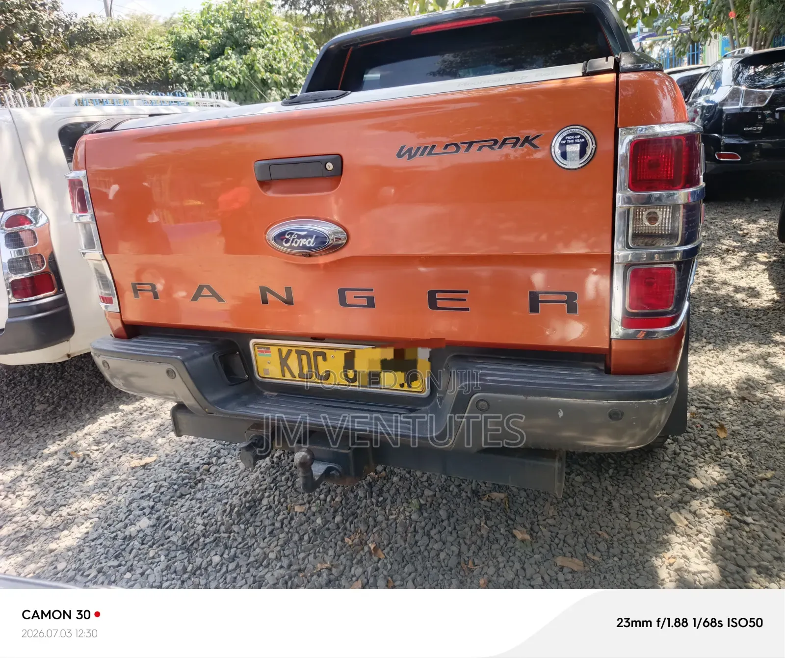 Ford Ranger Wildtrak 2014 Orange