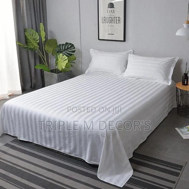 Satin Striped Bedsheets 7*8 - thumbnail 2