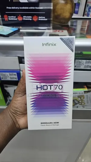 New Infinix Hot 70 256 GB Silver