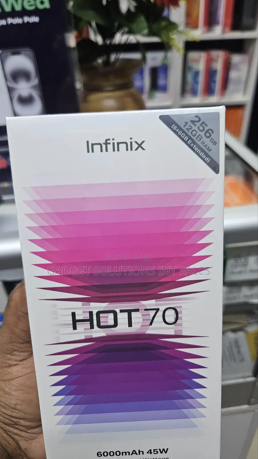 New Infinix Hot 70 256 GB Silver