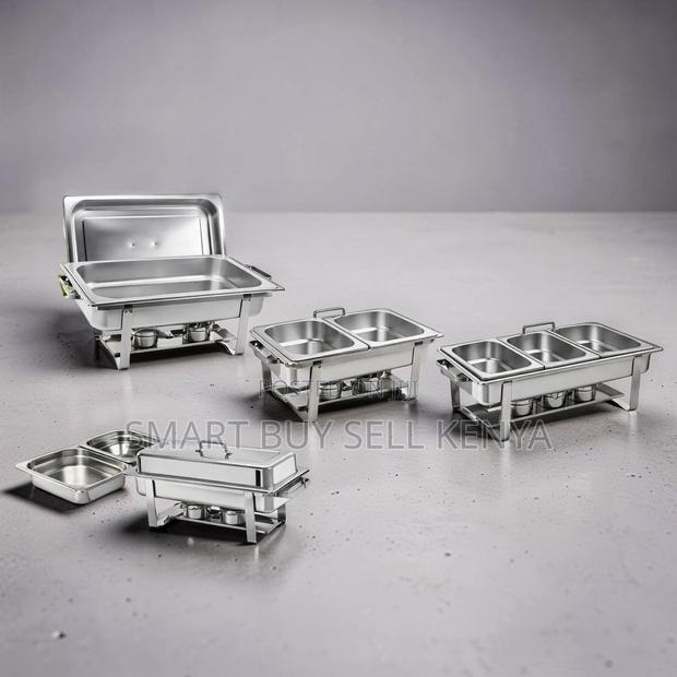 Portable Design Stainless Steel Compartment Chafing Dish Food Warmer