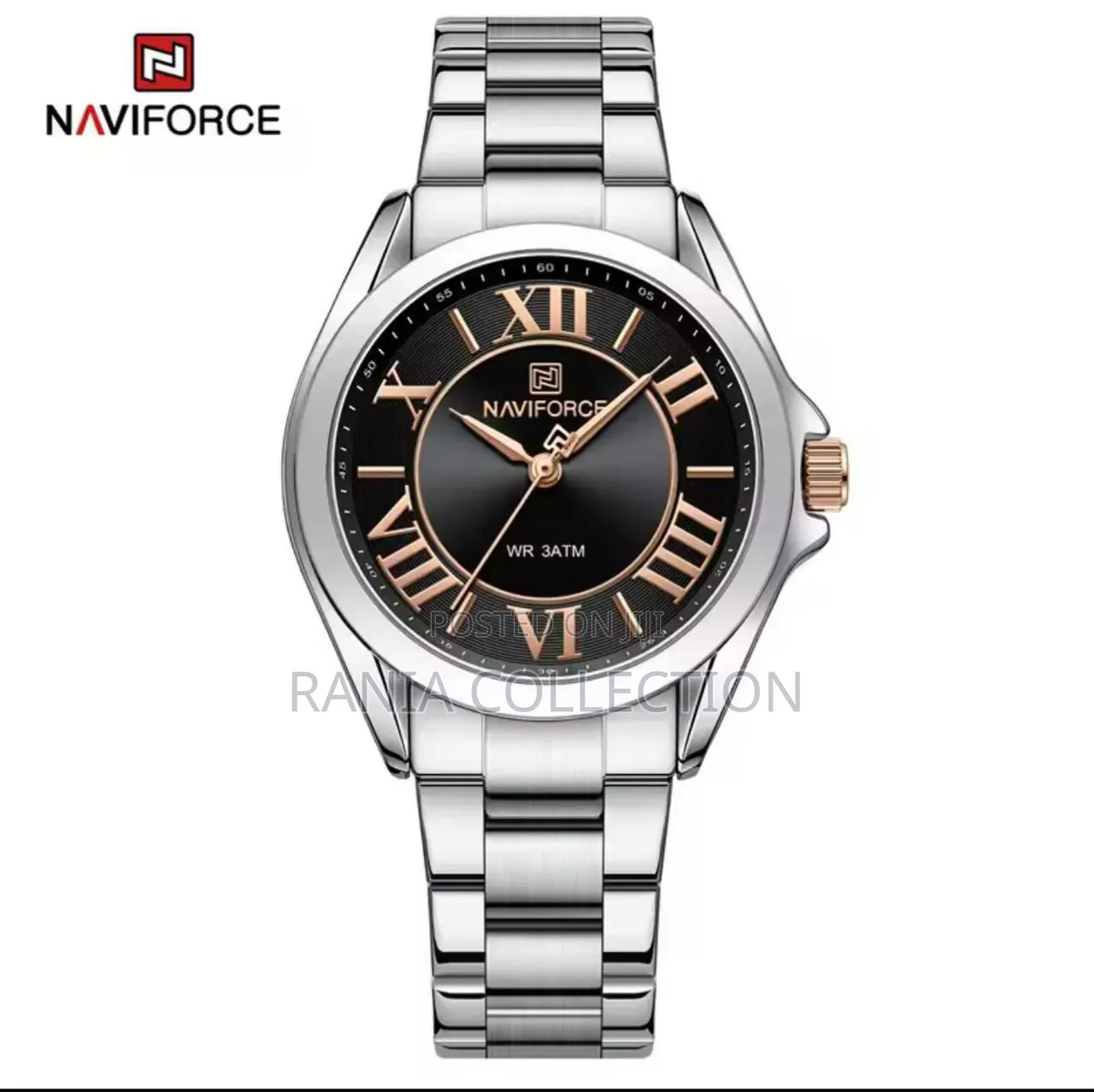 Black Quality Naviforce Ladies Wristwatch