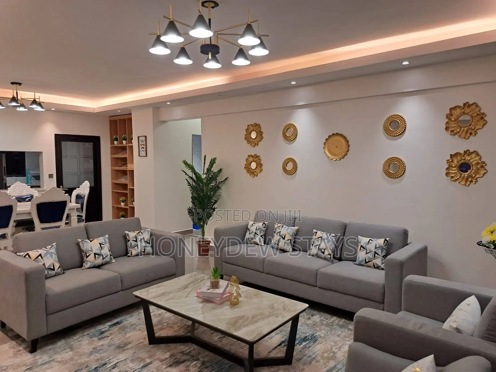 Furnished 5bdrm Apartment in Cozy Garden, Hurlingham for rent